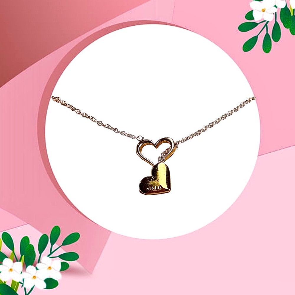 Unwritten Sterling Silver Gold Two-Tone Necklace